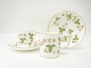 WEDGWOOD　ウェッジウッド　ワイルドストロベリー　モカカップ＆ソーサーペア　洋食器